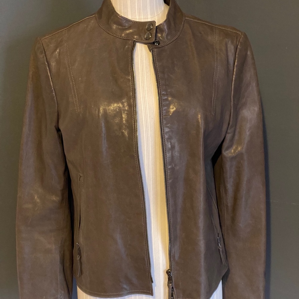 Coach Leather Jacket - Picture 2 of 2
